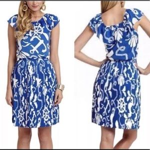 Lilly Pulitzer Crowley dress blue dock hopper